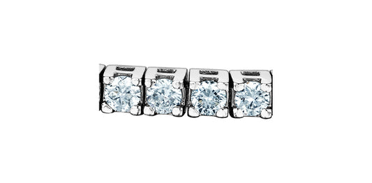 3.00 CT Natural Diamond Tennis Bracelet in 10K Gold | Prong Set