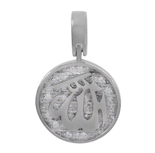 925 Sterling Silver Charm with CZ Pendant - CHCZ1894