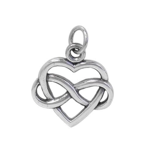 Silver Heart with Infinity pendant - CHPL5602