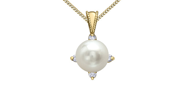 Oval birthstone pendant with diamonds 10k gold