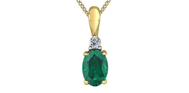 Gemstone dangling pendant