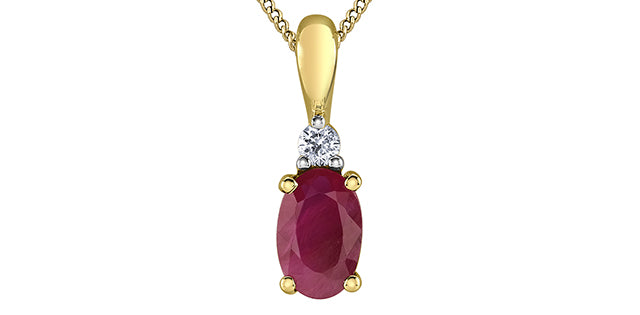 Gemstone dangling pendant