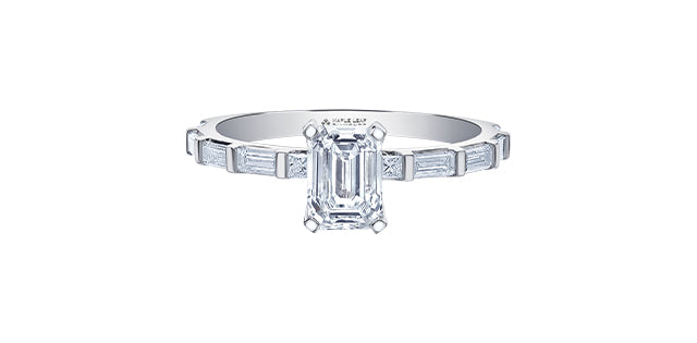 Unazë 14K e rrumbullakët LG Diamant Solitaire - 0,25CT