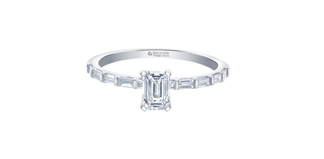 Unazë 14K e rrumbullakët LG Diamant Solitaire - 0,25CT
