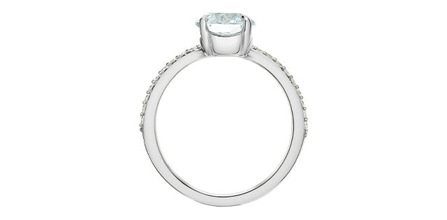 Unazë 14K e rrumbullakët LG Diamant Solitaire - 0,25CT