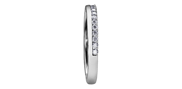 Single Line Diamond Band 0.25CT 14K Gold | Lola Jewellers