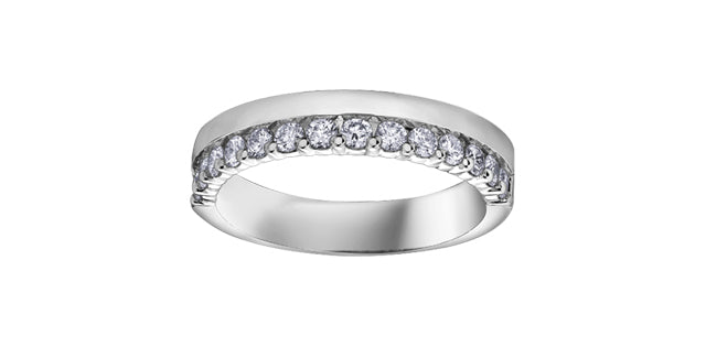 Single Line Diamond Band 0.50CT 14K Gold | Lola Jewellers