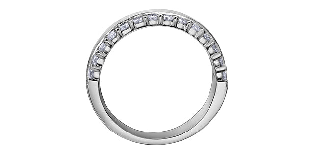 Single Line Diamond Band 0.50CT 14K Gold | Lola Jewellers