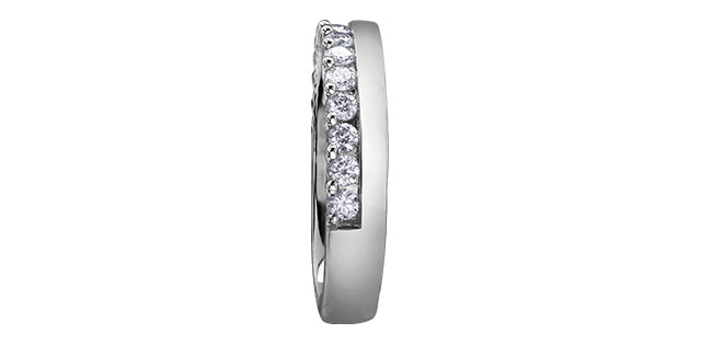 Single Line Diamond Band 0.50CT 14K Gold | Lola Jewellers