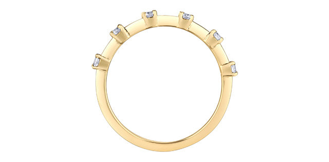 Unazë 14K e rrumbullakët LG Diamant Solitaire - 0,25CT