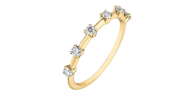 Unazë 14K e rrumbullakët LG Diamant Solitaire - 0,25CT
