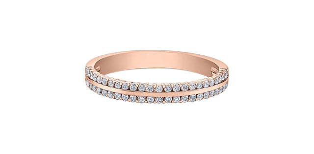 Unazë 14K e rrumbullakët LG Diamant Solitaire - 0,25CT