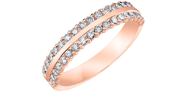Unazë 14K e rrumbullakët LG Diamant Solitaire - 0,25CT