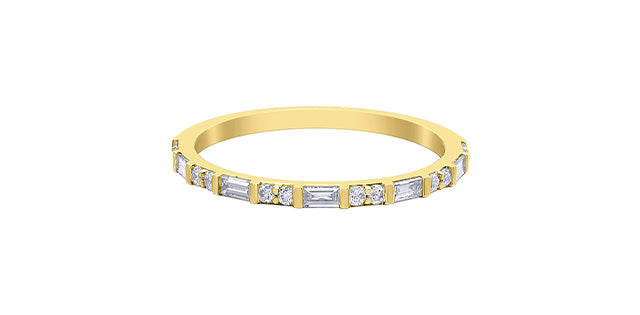 Unazë 14K e rrumbullakët LG Diamant Solitaire - 0,25CT