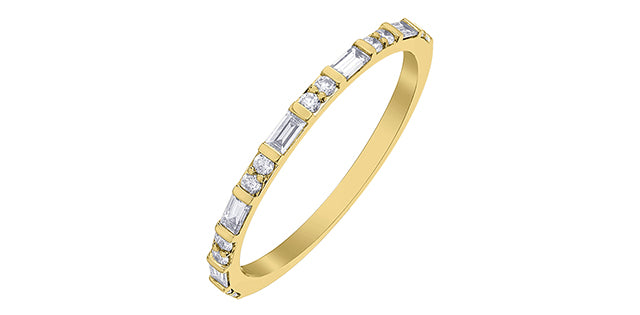Unazë 14K e rrumbullakët LG Diamant Solitaire - 0,25CT