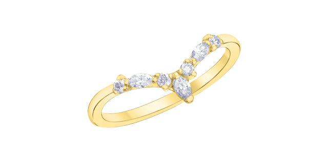 Unazë 14K e rrumbullakët LG Diamant Solitaire - 0,25CT