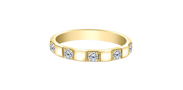 Unazë 14K e rrumbullakët LG Diamant Solitaire - 0,25CT
