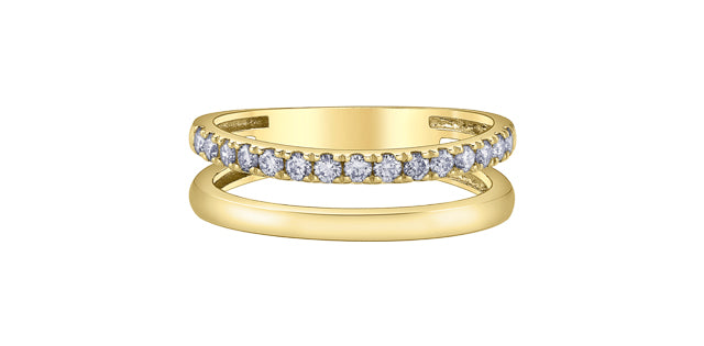 Unazë 14K e rrumbullakët LG Diamant Solitaire - 0,25CT