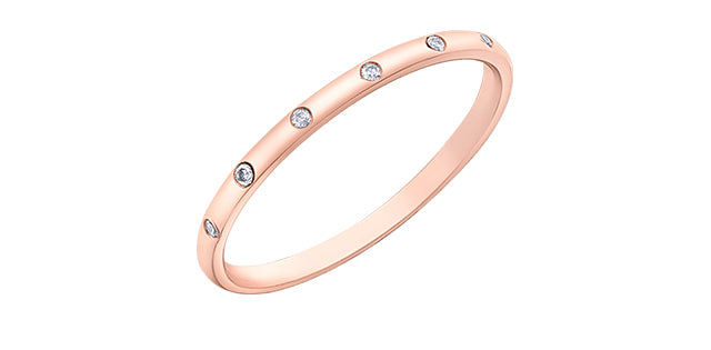 Unazë 14K e rrumbullakët LG Diamant Solitaire - 0,25CT