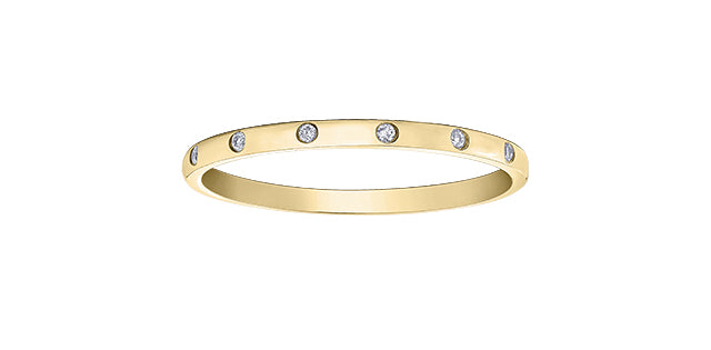 Unazë 14K e rrumbullakët LG Diamant Solitaire - 0,25CT