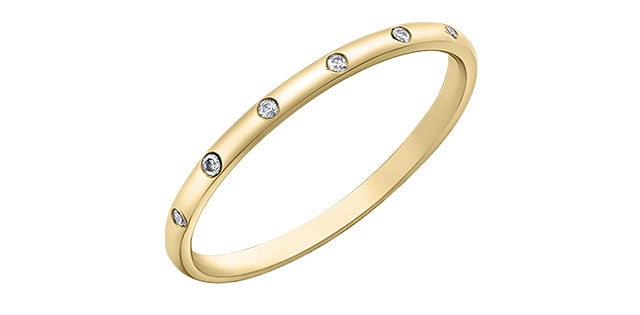 Unazë 14K e rrumbullakët LG Diamant Solitaire - 0,25CT