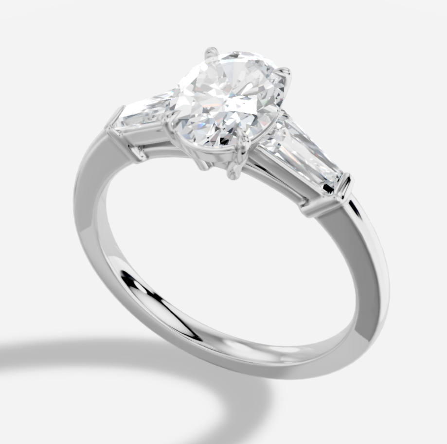 Unazë 14K e rrumbullakët LG Diamant Solitaire - 0,25CT