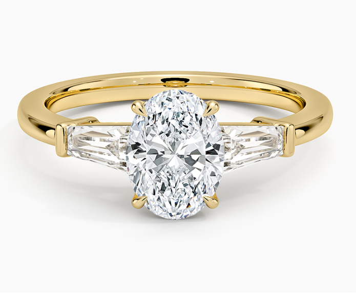 Unazë 14K e rrumbullakët LG Diamant Solitaire - 0,25CT