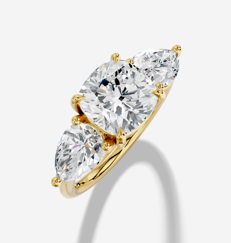 Unazë 14K e rrumbullakët LG Diamant Solitaire - 0,25CT