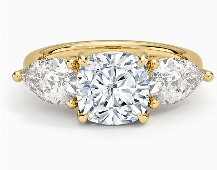 Unazë 14K e rrumbullakët LG Diamant Solitaire - 0,25CT