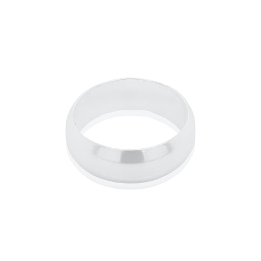 6MM Domed Top Sterling Silver Wedding Band