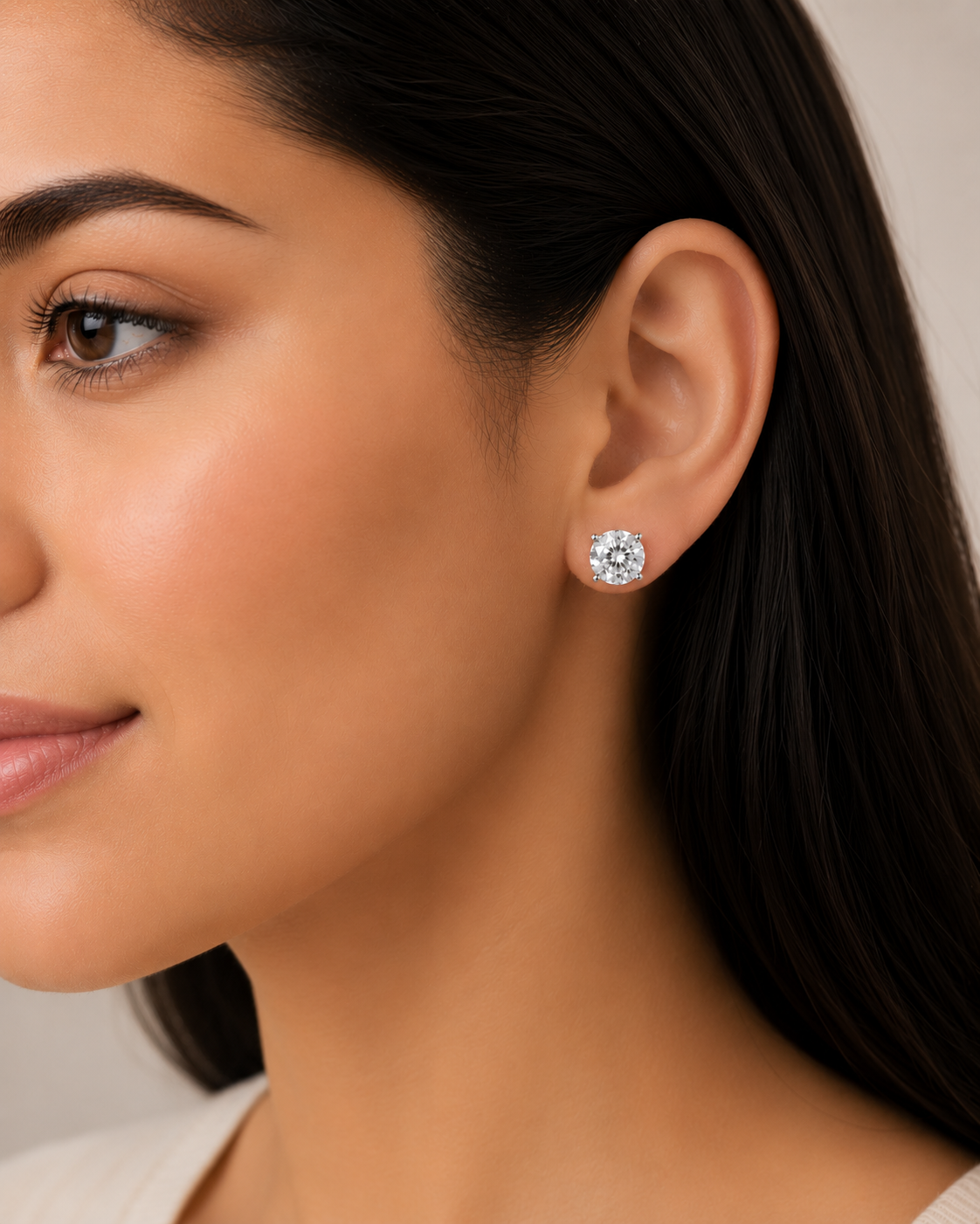 14K Diamond Earrings - LG 3.08
