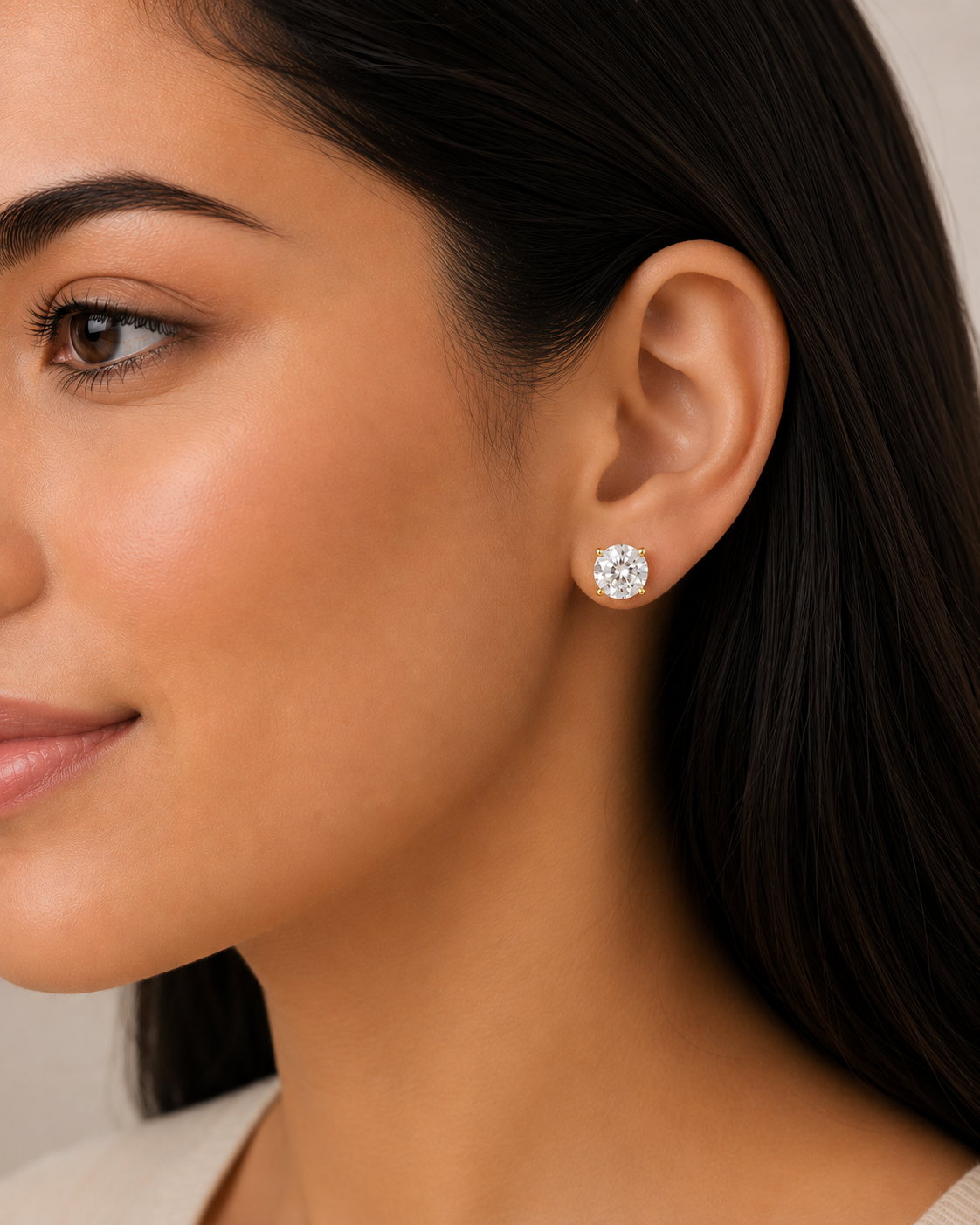 14K Diamond Earrings - LG 3.08