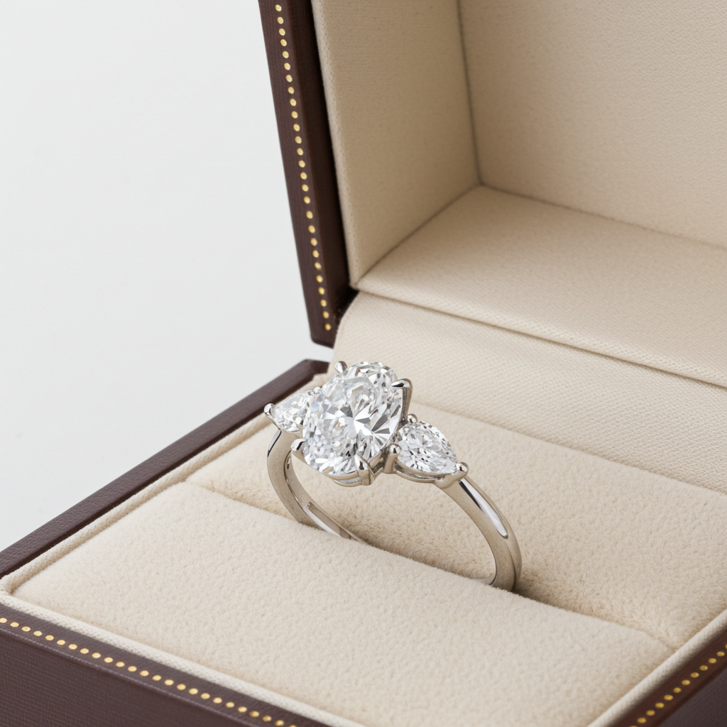 Unazë 14K e rrumbullakët LG Diamant Solitaire - 0,25CT