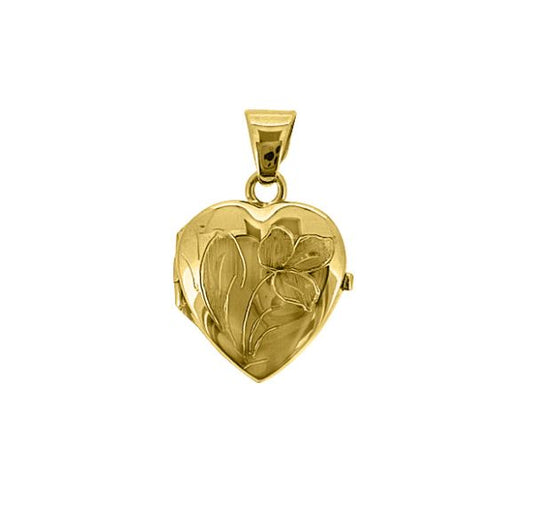 10K Gold Fancy Locket - N6811