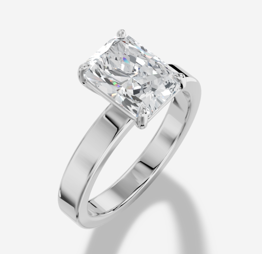 Unazë 14K e rrumbullakët LG Diamant Solitaire - 0,25CT