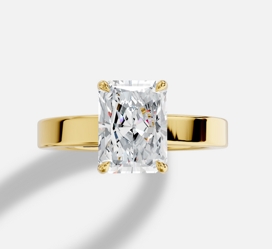 Unazë 14K e rrumbullakët LG Diamant Solitaire - 0,25CT