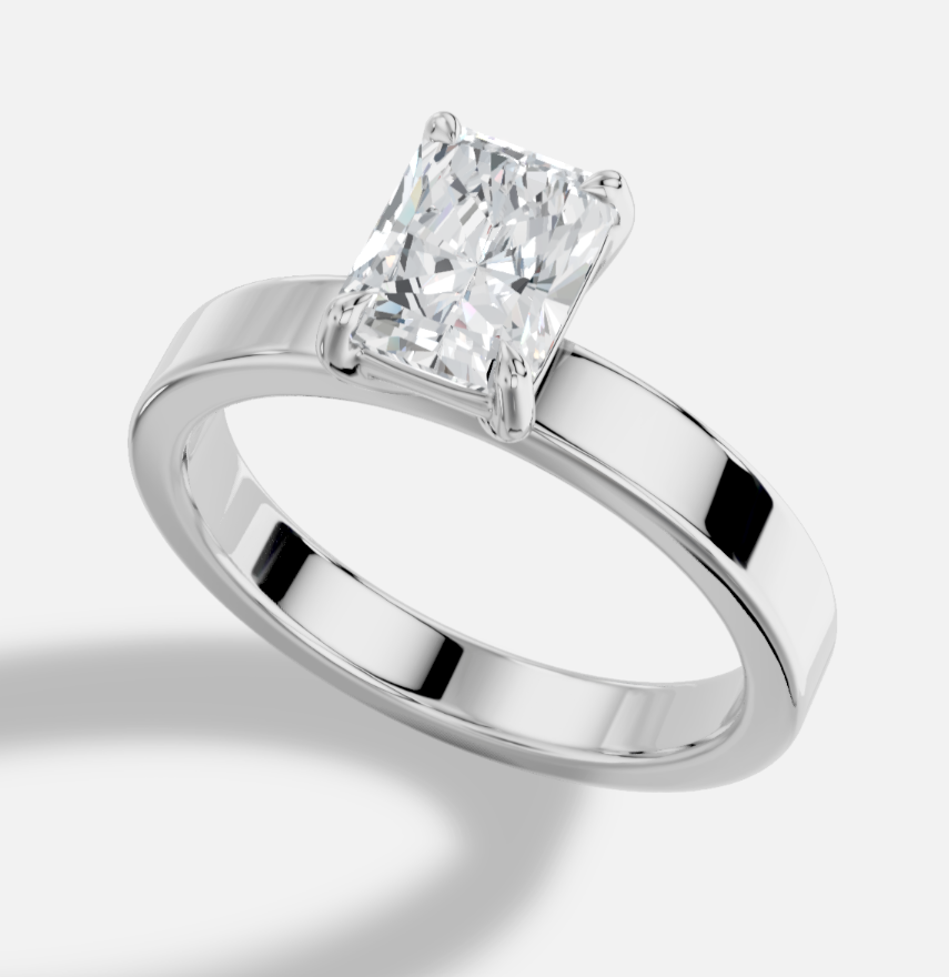 Unazë 14K e rrumbullakët LG Diamant Solitaire - 0,25CT