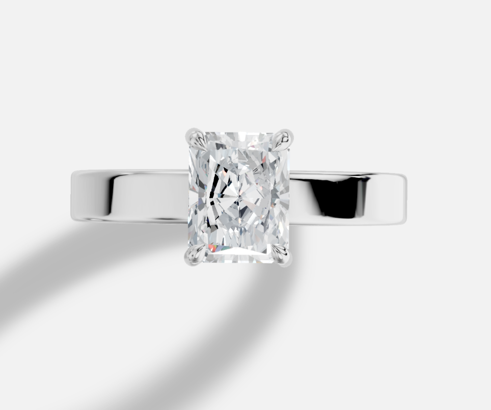 Unazë 14K e rrumbullakët LG Diamant Solitaire - 0,25CT