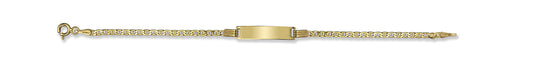 10K Yellow Gold Kids Bracelet - 1001