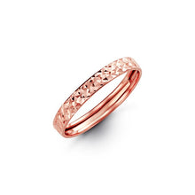 10K Gold band (yellow, white or rose)