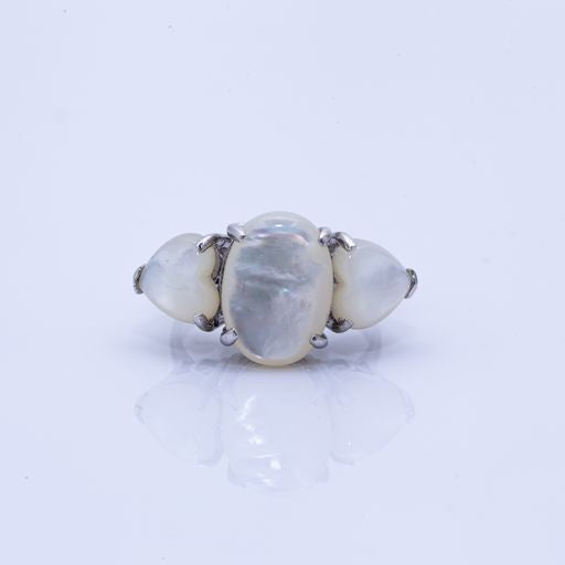 925 Sterling Silver Ring - Mother of Pearl