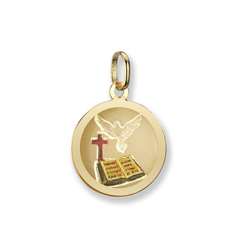 14K Yellow Gold Confirmation Medallion