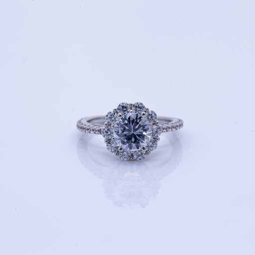 925 Sterling Silver Ring with Round CZ