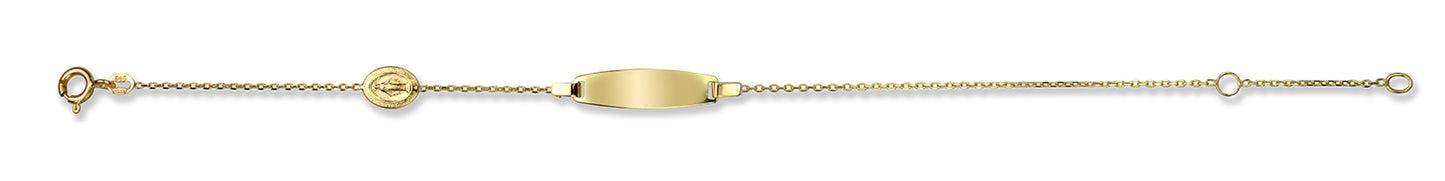 14K Yellow Gold Kids Bracelet - 2027