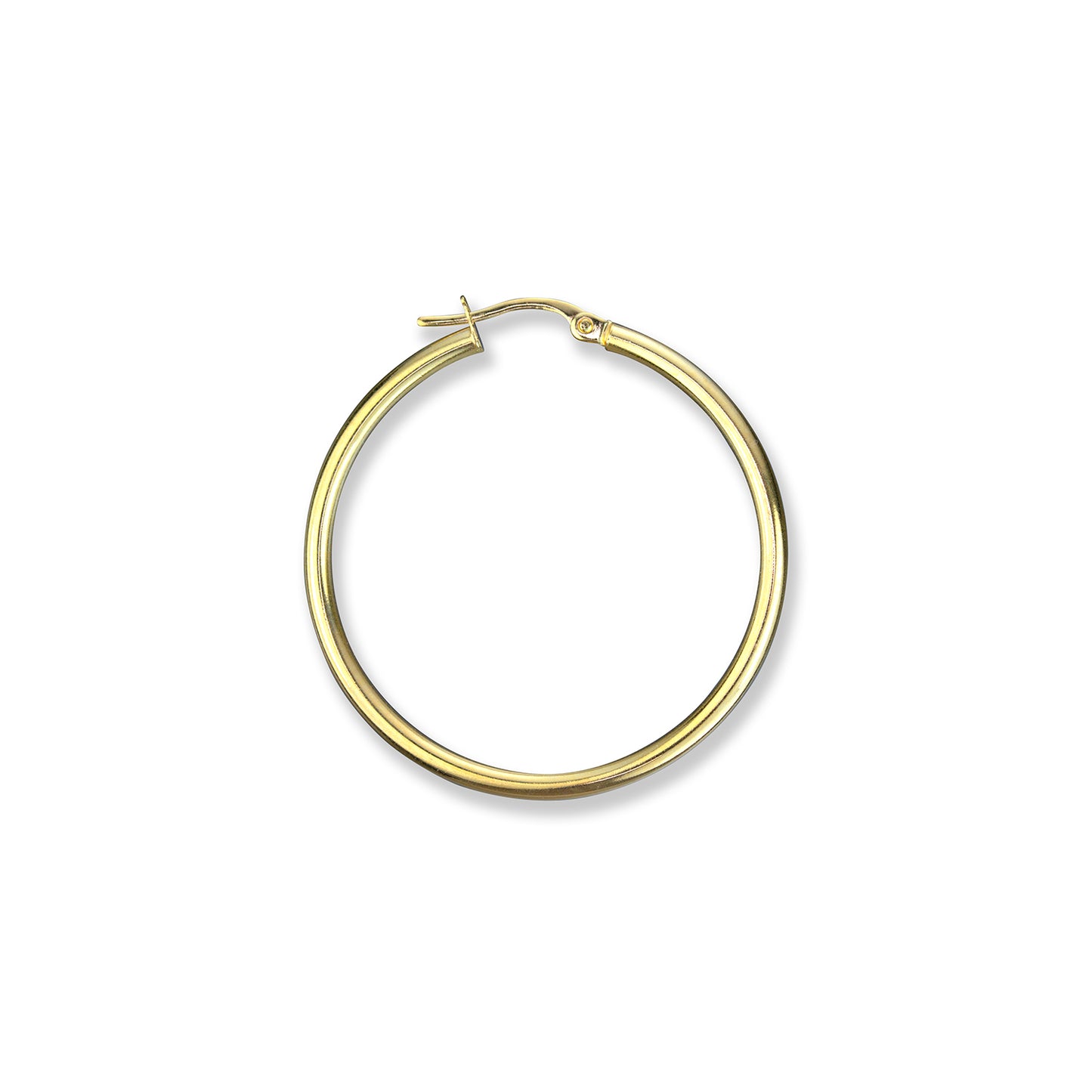 14K Yellow Gold Hoop Earrings - 2214