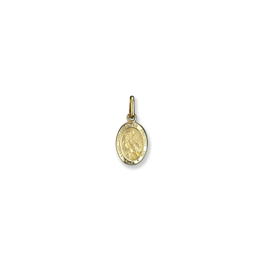 10K Yellow Gold St. Christopher Charm - 316