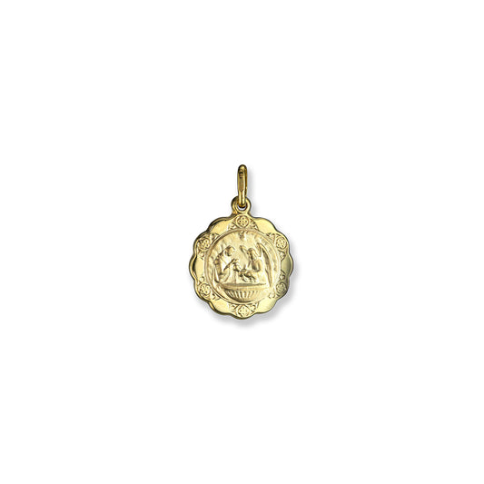 10K Yellow Gold Baptism Charm - 322