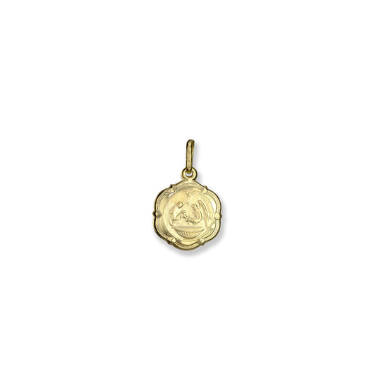 10K Yellow Gold Baptism Charm - 323