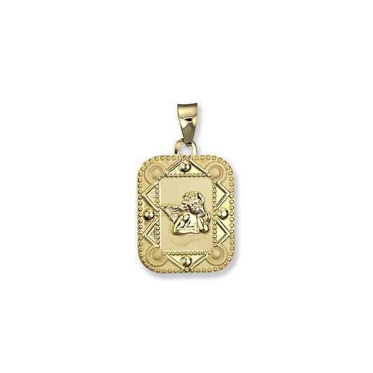 10K Yellow Gold Mary Charm - 326