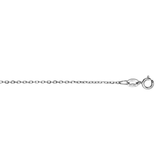 18K White Gold Chain - 3338